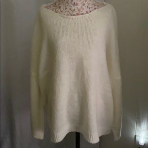 MISSLOOK OVERSIZED COTTON PULLOVER CREAM 4XL